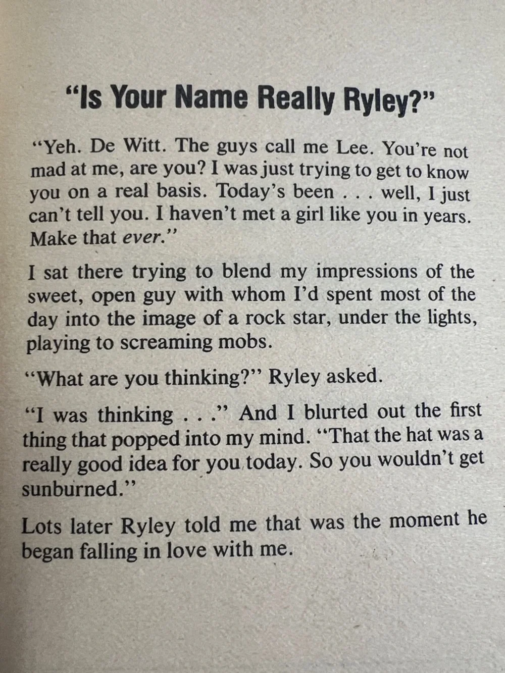 N/A paperback novel